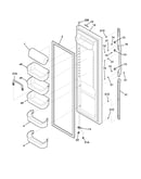 Refrigerator door