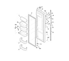 Frigidaire FRS26LF8CQ2 refrigerator door diagram