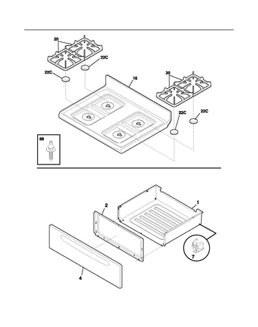Top/drawer
