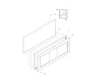 Frigidaire FFC0723DW0 door diagram