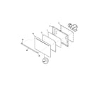 Frigidaire FEF312BSD door diagram