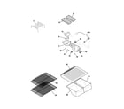 Kenmore 25360532401 shelves diagram