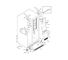 Frigidaire FRS23H5DSB1 cabinet diagram