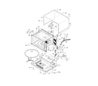 Frigidaire PLMB209DCA oven/cabinet diagram