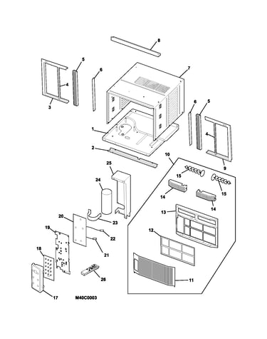 Cabinet/front/controls