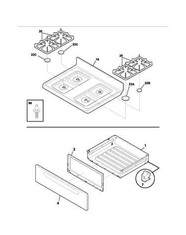 Top/drawer