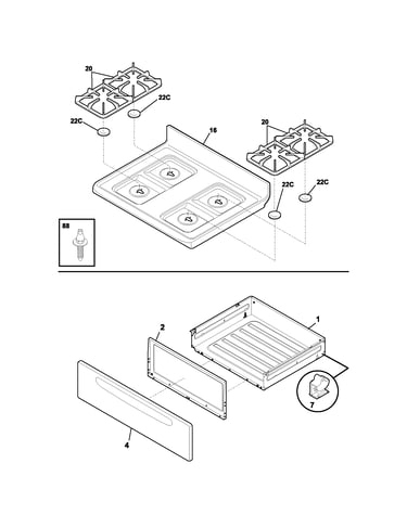 Top/drawer