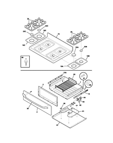Top/drawer