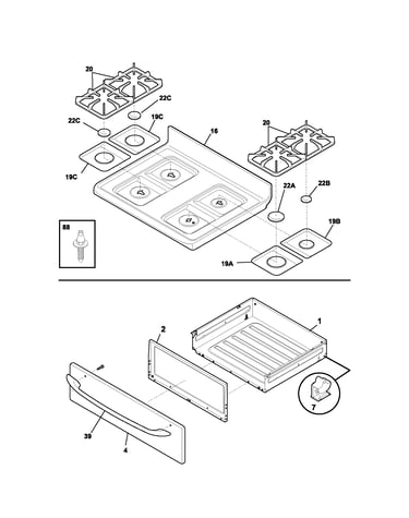 Top/drawer