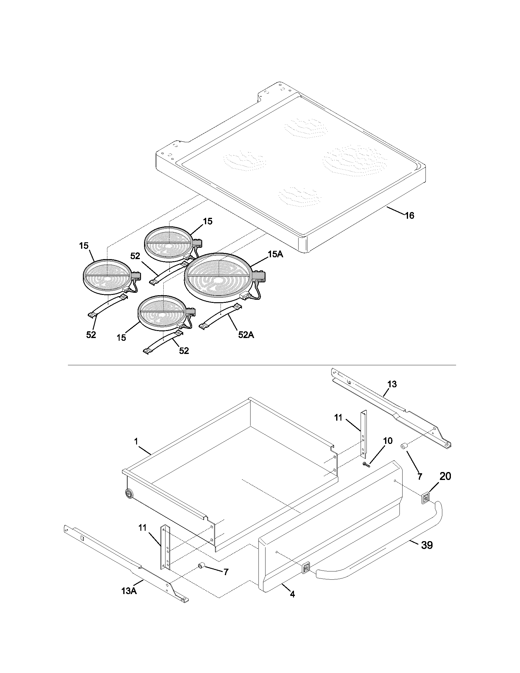 Top/drawer