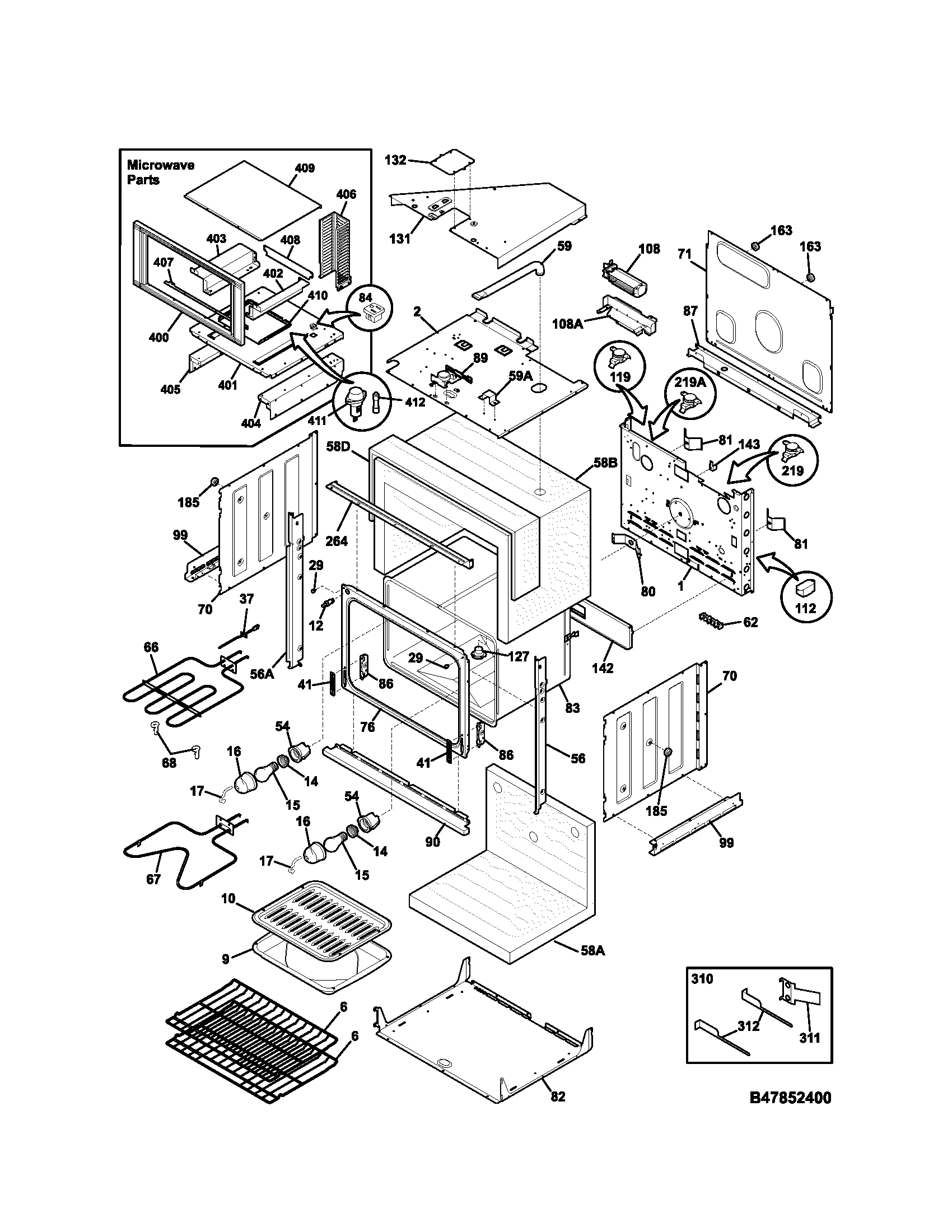 Oven body