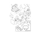 Frigidaire FRS23KF5DQ2 ice maker diagram