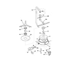 Frigidaire PLD3460RDC0 motor & pump diagram