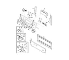 Frigidaire PLEF398DCA backguard diagram