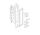 Frigidaire GS23HSZDW3 freezer door diagram