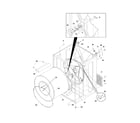 Frigidaire SGGR341AS0 cabinet/drum diagram