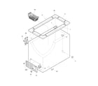 Frigidaire LFFC0924DW1 cabinet diagram