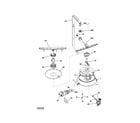 Frigidaire GLD2250RDQ0 motor & pump diagram