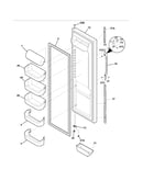 Refrigerator door