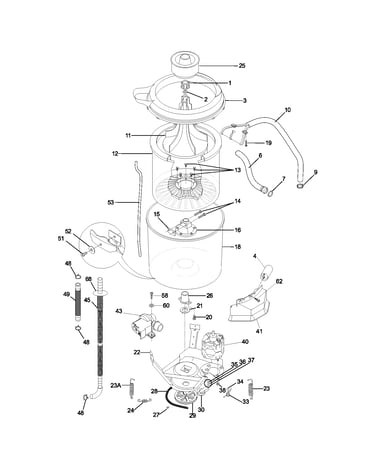 Motor/tub