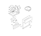 White-Westinghouse WRS23W0AWD ice & water dispenser diagram