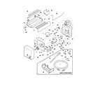 White-Westinghouse WRS23W0AWD ice maker diagram