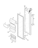 Refrigerator door
