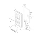 Frigidaire AFFU2066DW1 door diagram