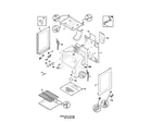 Frigidaire FGF337AUJ body diagram