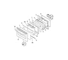 Frigidaire FEF380MXDCA door diagram