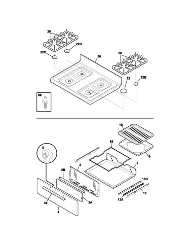 Top/drawer