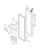 Refrigerator door
