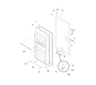 Frigidaire LFFU1765DW3 door diagram