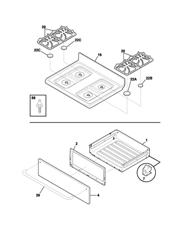Top/drawer