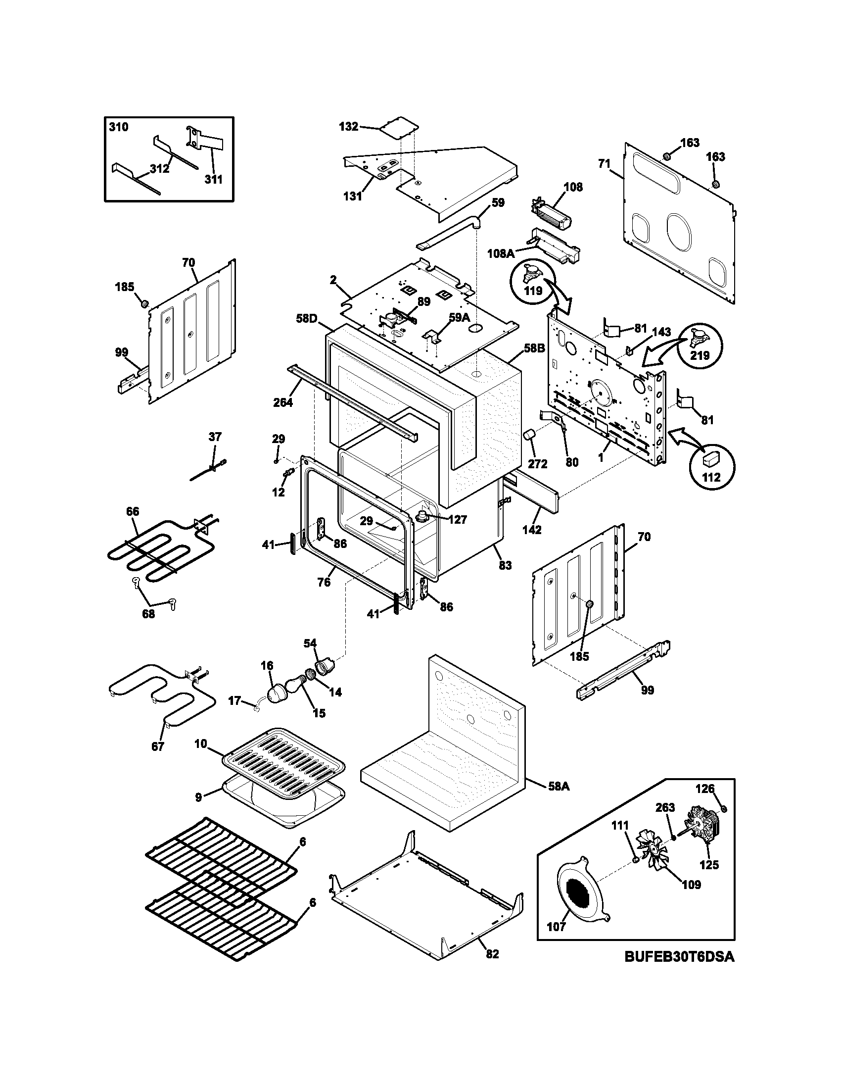 Upper oven
