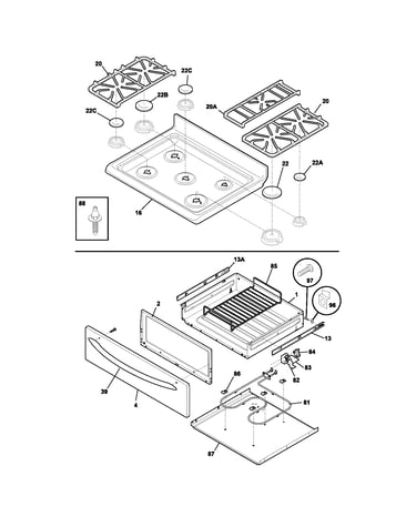 Top/drawer