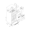 Frigidaire FRT18P6BSB4 cabinet diagram