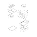 Frigidaire FRT18IL6DS4 shelves diagram