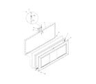 Frigidaire FFC1311DW2 door diagram