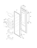 Refrigerator door
