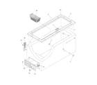 Frigidaire FFC20K0DW1 cabinet diagram