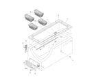 Universal/Multiflex (Frigidaire) CFC13M5AW4 cabinet diagram