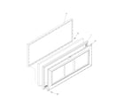 Frigidaire FFC09K0DW1 door diagram