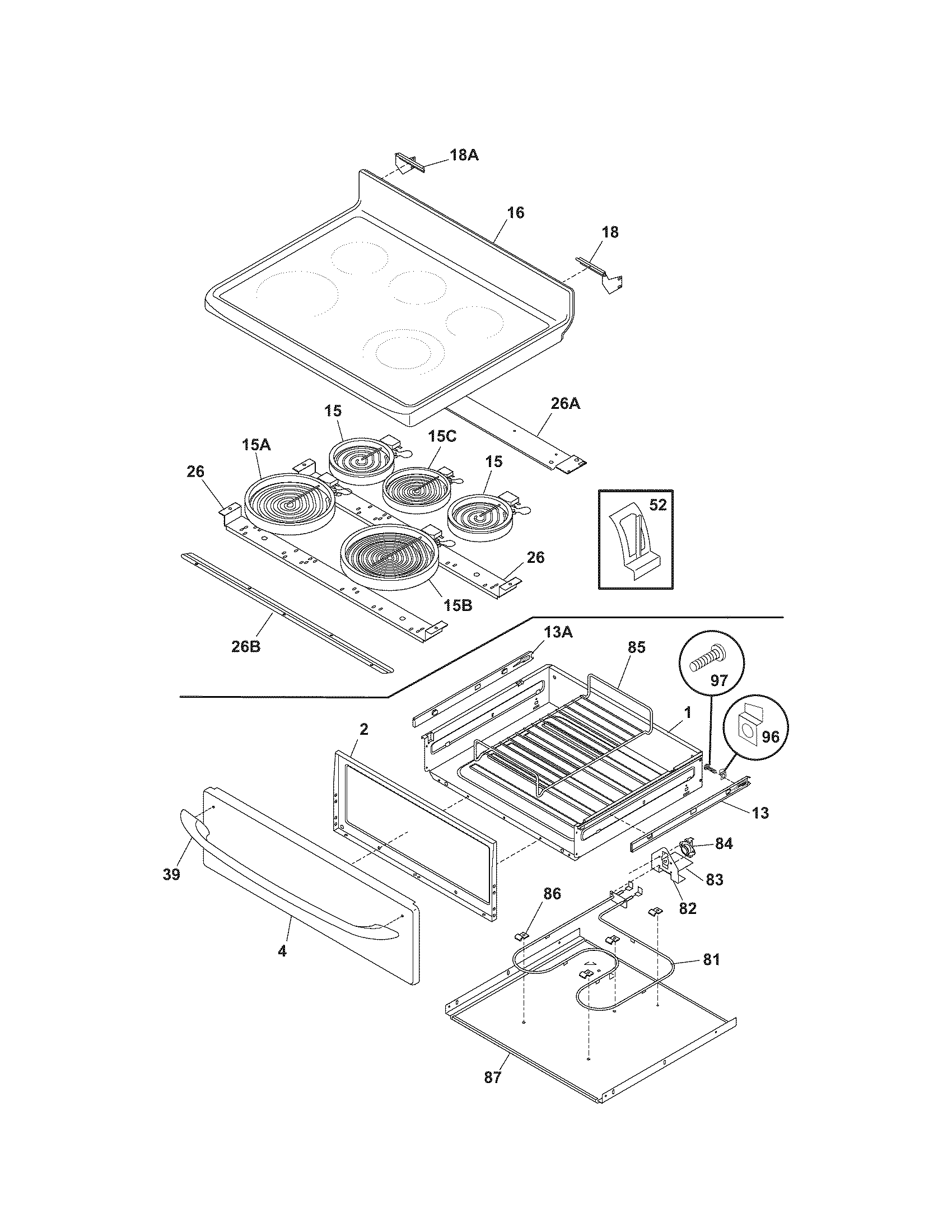 Top/drawer