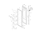 Kenmore 25356602401 refrigerator door diagram