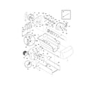 Kenmore 25356283408 ice container diagram