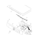 Kenmore 41784082500 controls/top panel diagram