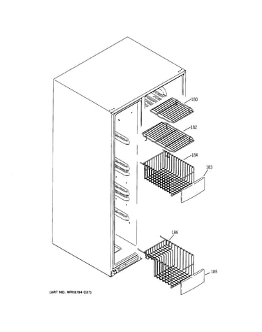 Freezer shelves