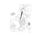 Kenmore 41794052500 cabinet/drum diagram