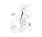 Kenmore 41794152500 cabinet/drum diagram